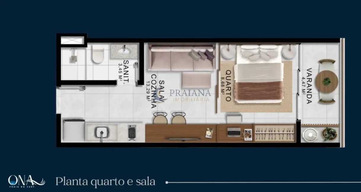 Foto 9 de Apartamento com 1 quarto à venda, 32m2 em Camacari - BA