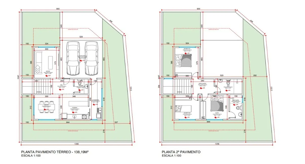 Foto 4 de Sobrado com 3 quartos à venda, 138m2 em Dos Estados, Guarapuava - PR