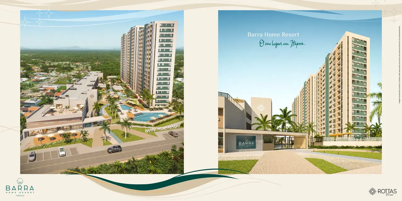 Foto 8 de Apartamento com 3 quartos à venda, 64m2 em Itapoa - SC