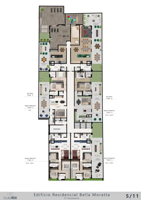 Foto 7 de Apartamento com 2 quartos à venda, 103m2 em Centro, Guarapuava - PR