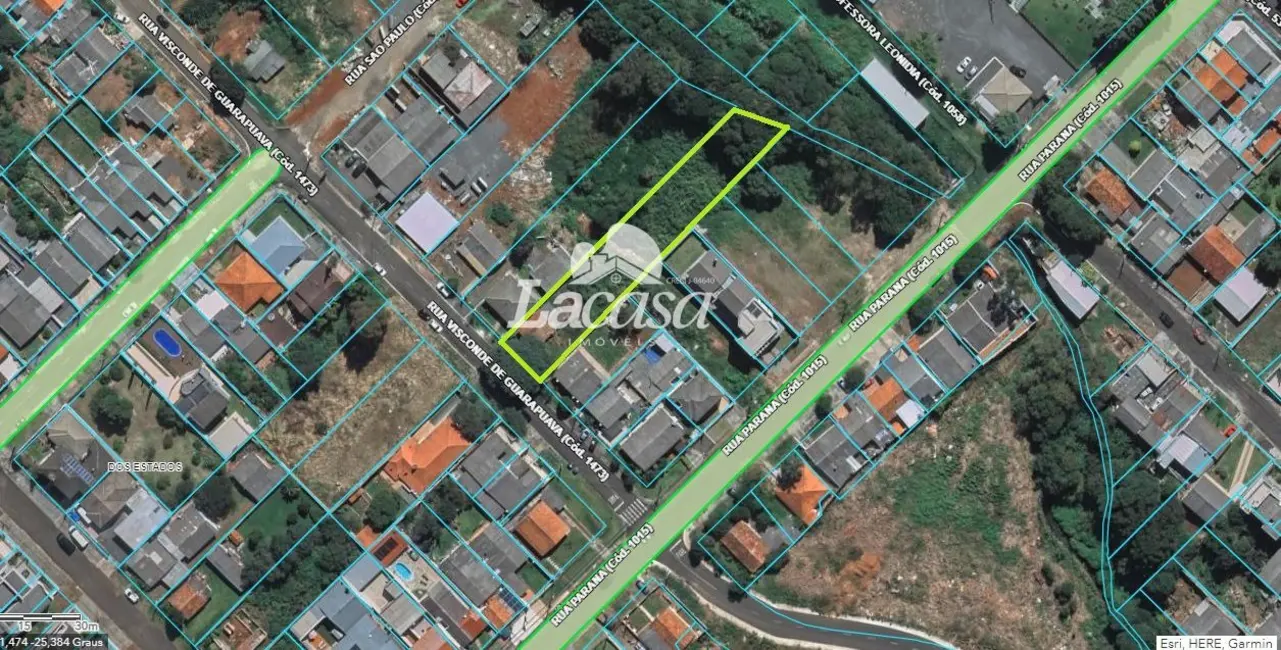 Foto 5 de Terreno / Lote à venda, 1338m2 em Centro, Guarapuava - PR
