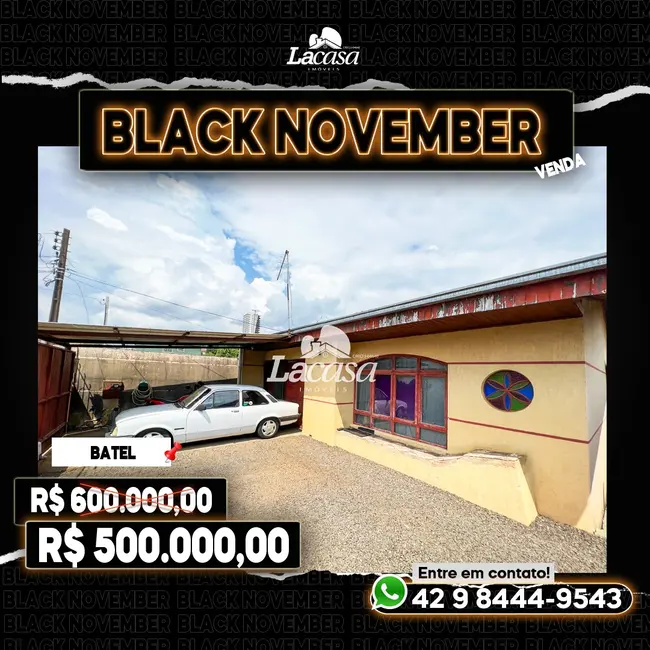 Foto 1 de Casa com 3 quartos à venda, 190m2 em Batel, Guarapuava - PR