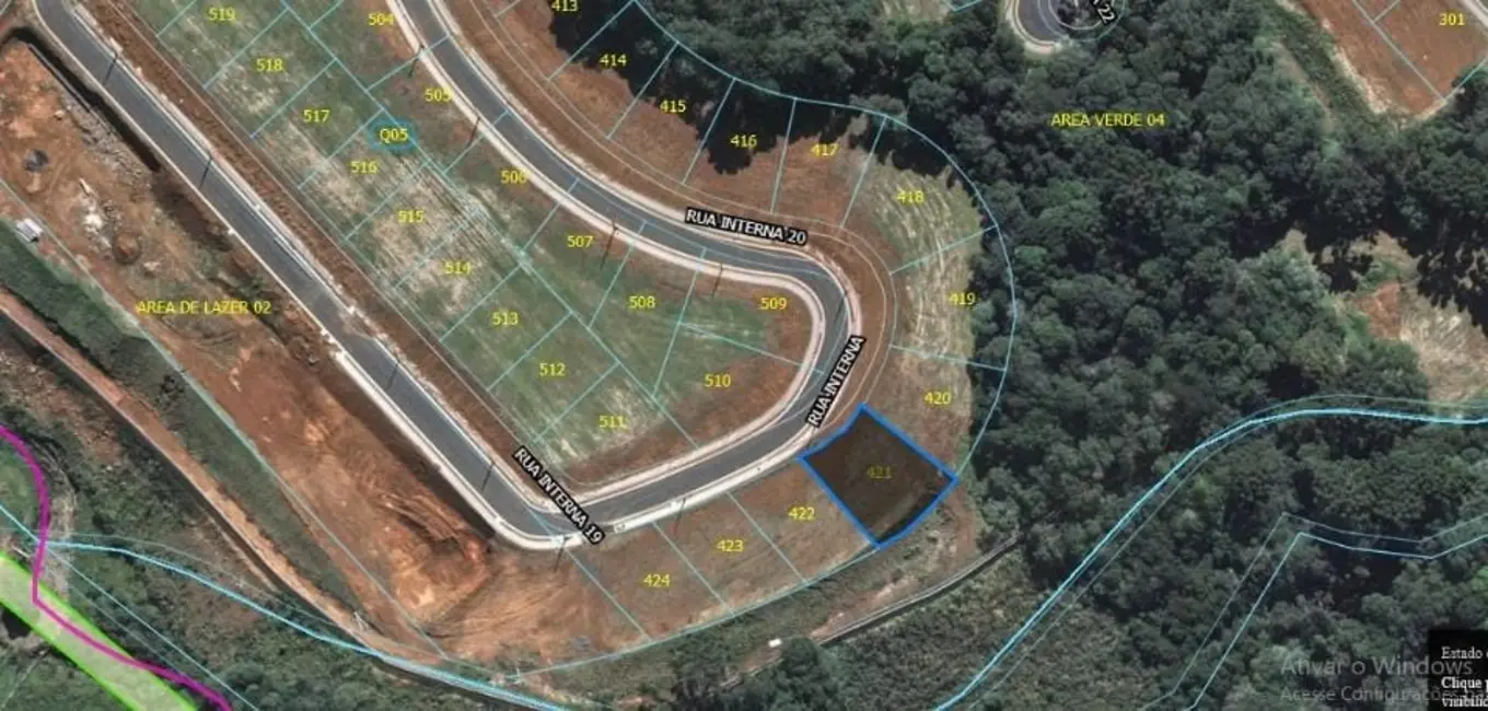 Foto 1 de Terreno / Lote à venda, 512m2 em Morro Alto, Guarapuava - PR