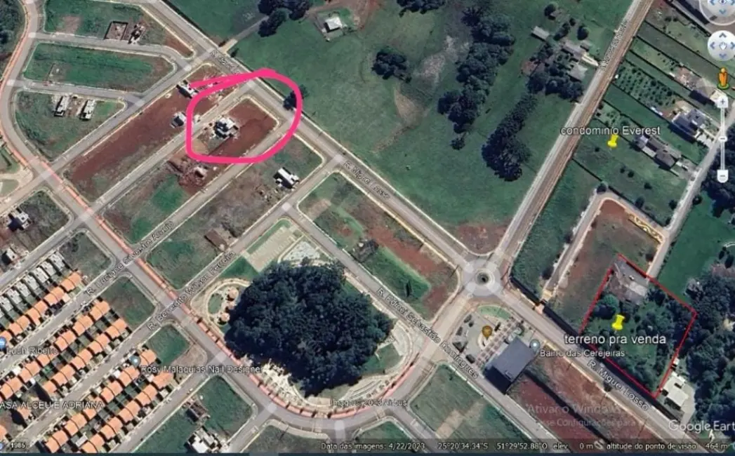 Foto 5 de Terreno / Lote à venda, 265m2 em Industrial, Guarapuava - PR