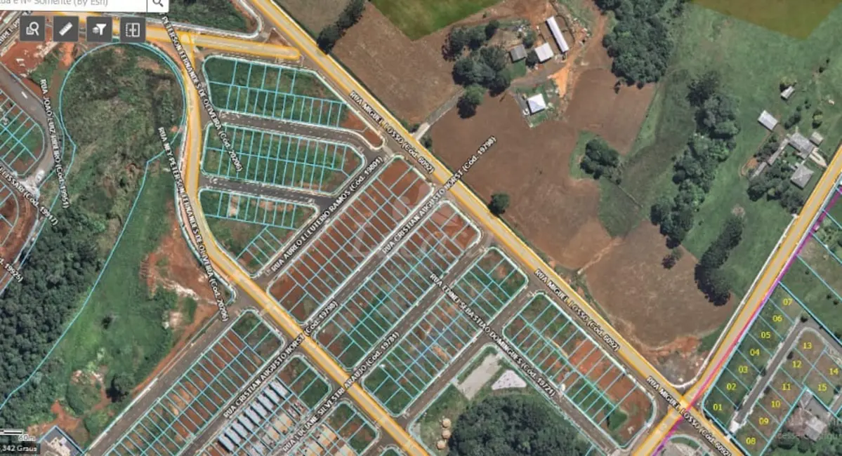 Foto 4 de Terreno / Lote à venda, 265m2 em Industrial, Guarapuava - PR