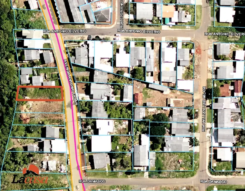 Foto 1 de Terreno / Lote à venda, 351m2 em Santana, Guarapuava - PR