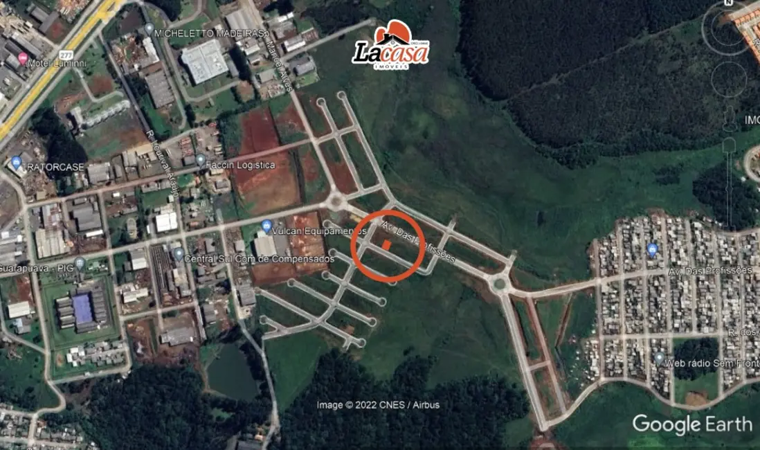 Foto 3 de Terreno / Lote à venda, 225m2 em Morro Alto, Guarapuava - PR