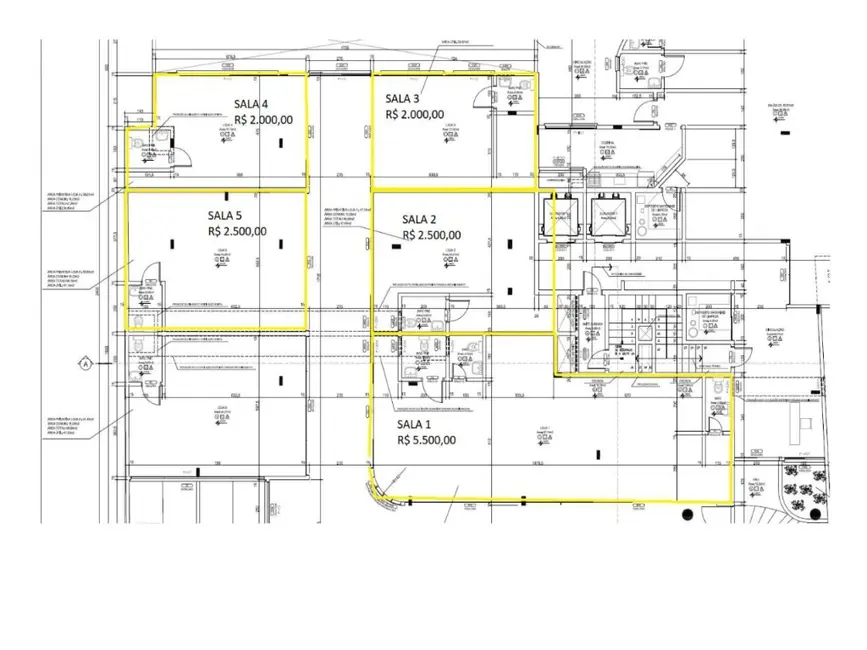 Foto 6 de Sala Comercial para alugar, 44m2 em Centro, Guarapuava - PR