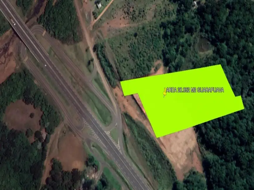 Foto 1 de Terreno / Lote à venda, 20450m2 em Guarapuava - PR