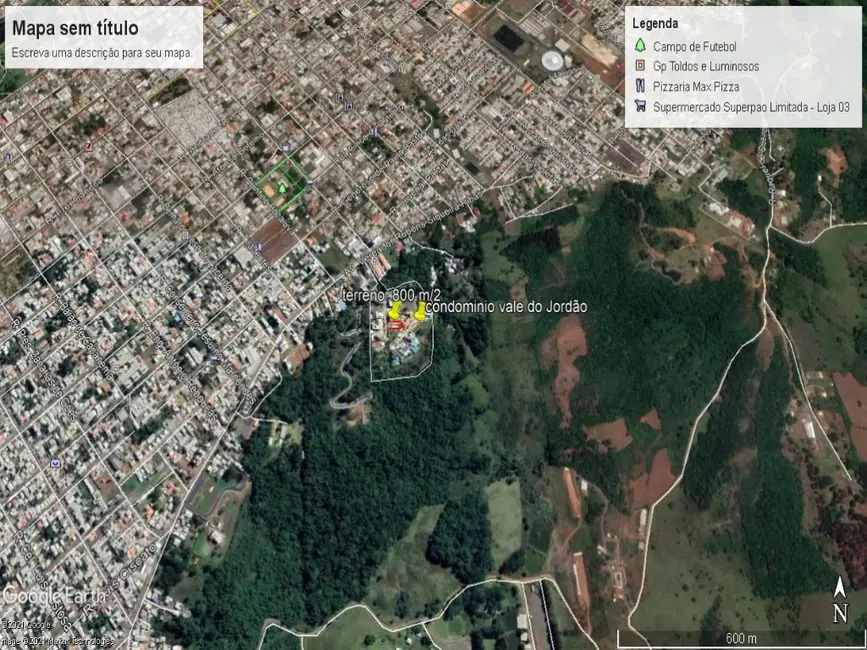 Foto 3 de Terreno / Lote à venda, 271m2 em Guarapuava - PR