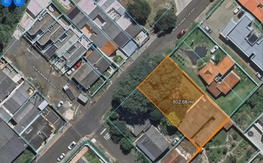 Foto 4 de Terreno / Lote à venda, 800m2 em Alto da XV, Guarapuava - PR