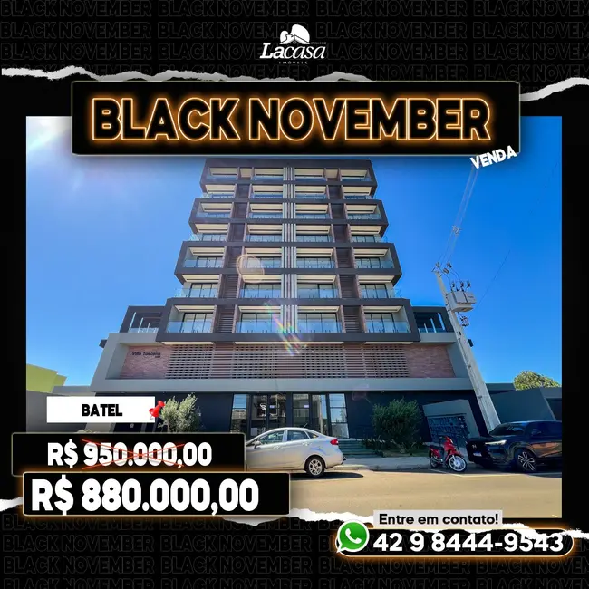 Foto 1 de Apartamento com 3 quartos à venda, 118m2 em Batel, Guarapuava - PR