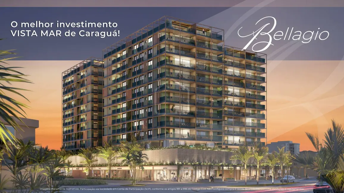Foto 2 de Apartamento à venda e para alugar, 48138m2 em Sumaré, Caraguatatuba - SP