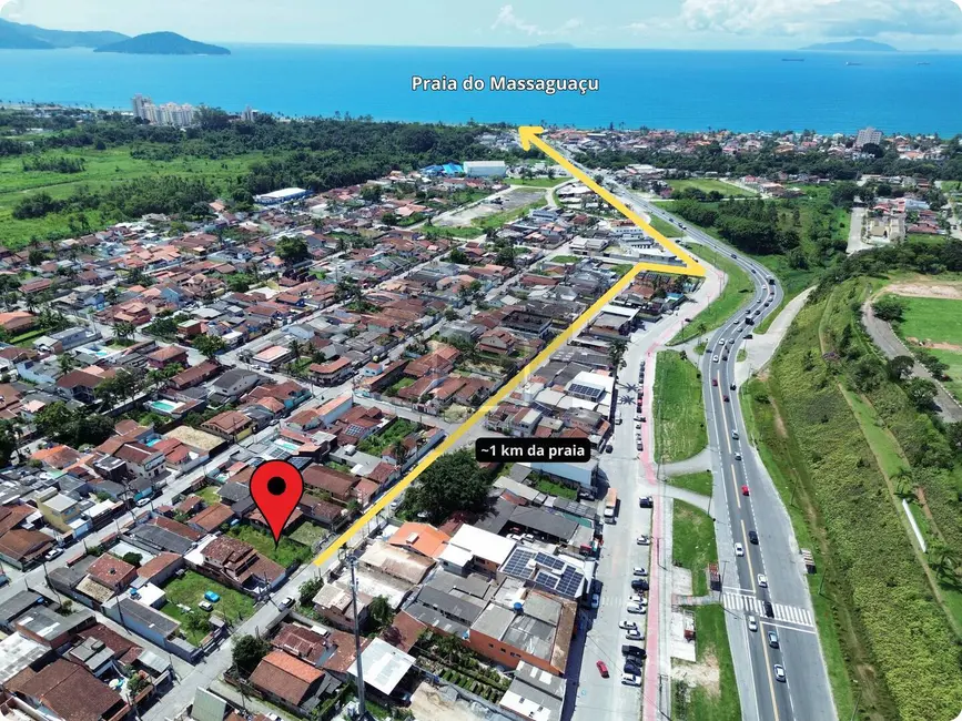 Foto 1 de Terreno / Lote à venda, 250m2 em Massaguaçu, Caraguatatuba - SP