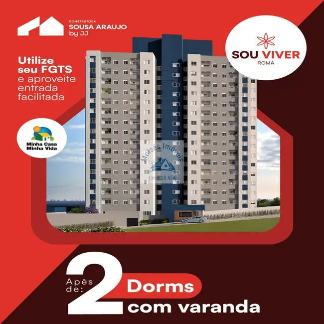 Foto 1 de Apartamento com 2 quartos à venda, 42m2 em Sao Jose Dos Campos - SP
