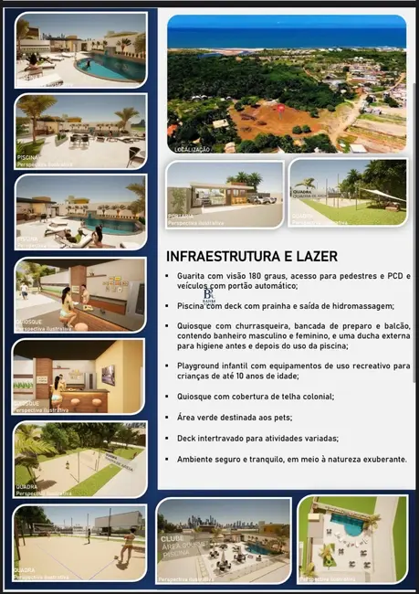 Foto 2 de Terreno / Lote à venda, 200m2 em Camacari - BA