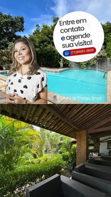 Foto 1 de Casa de Condomínio com 5 quartos à venda e para alugar, 500m2 em Portão, Lauro De Freitas - BA