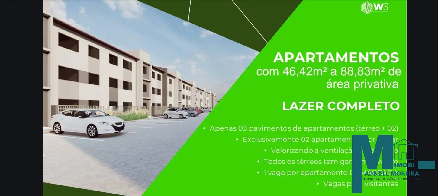 Foto 1 de Apartamento com 2 quartos à venda, 53m2 em Nova Esperança, Parnamirim - RN