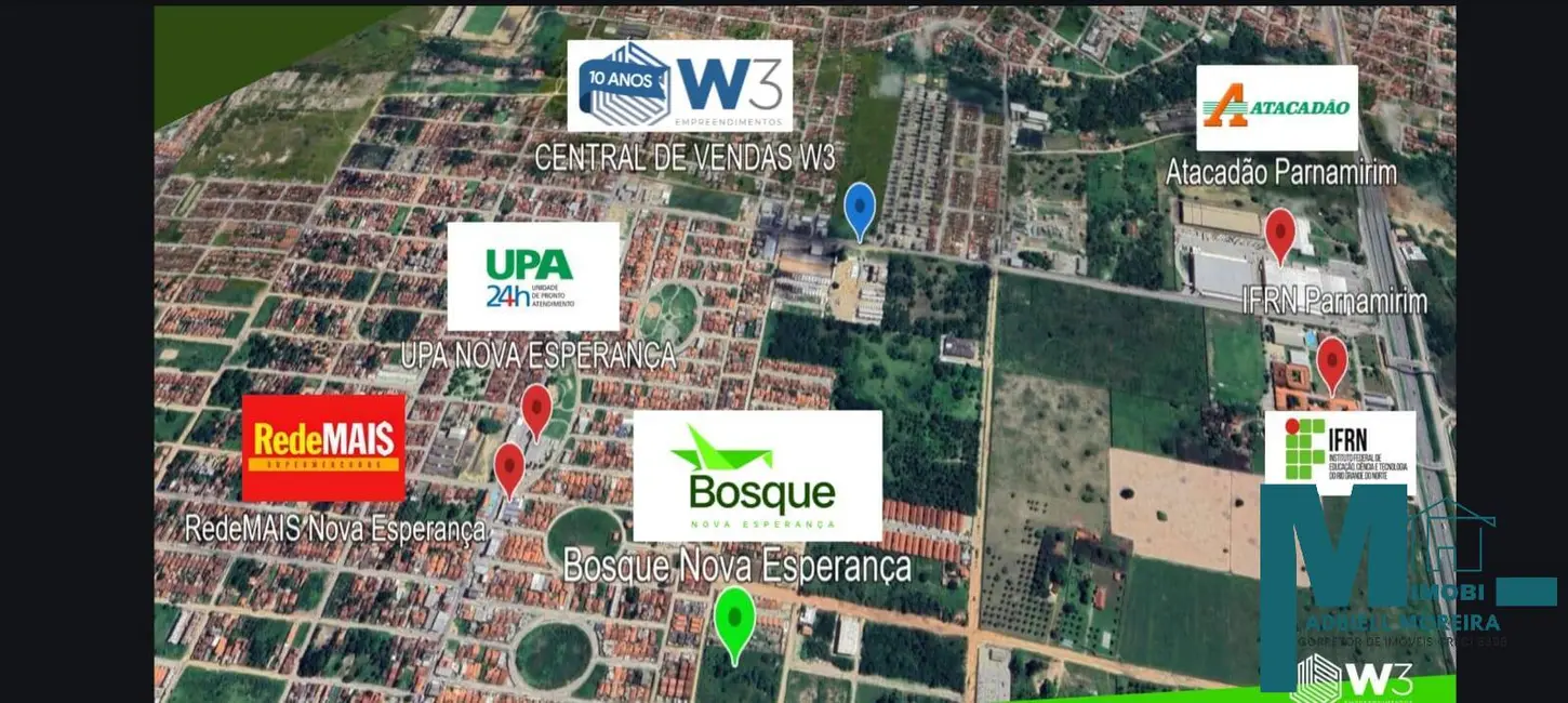 Foto 4 de Apartamento com 2 quartos à venda, 53m2 em Nova Esperança, Parnamirim - RN