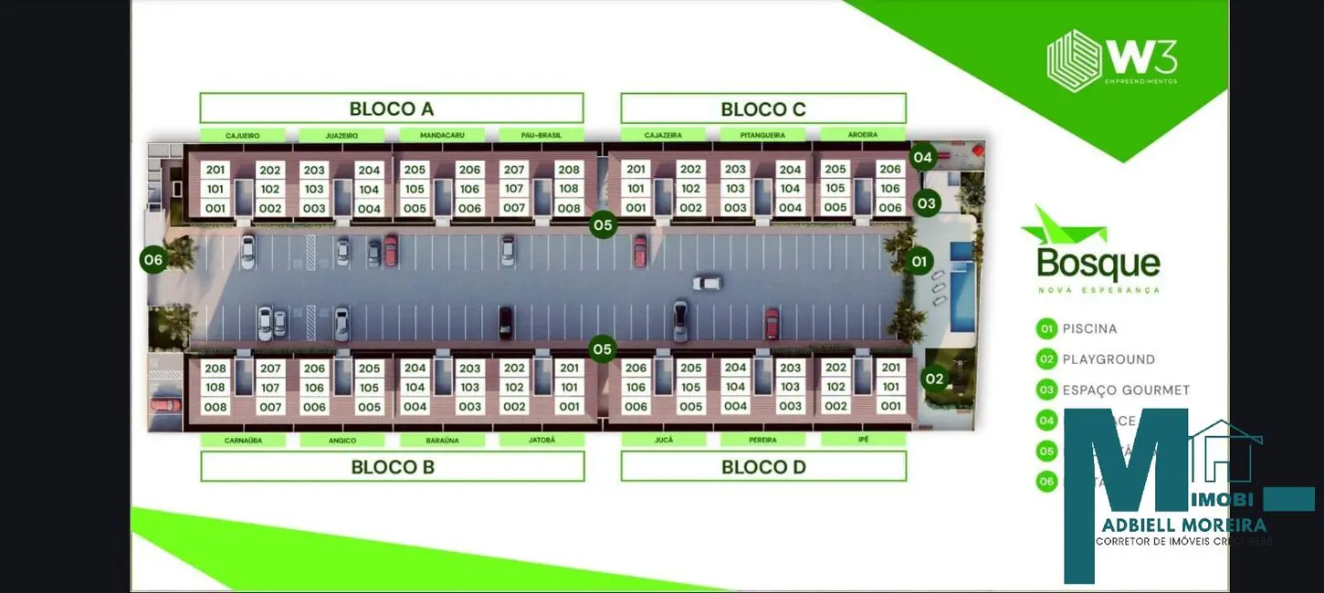 Foto 5 de Apartamento com 2 quartos à venda, 53m2 em Nova Esperança, Parnamirim - RN