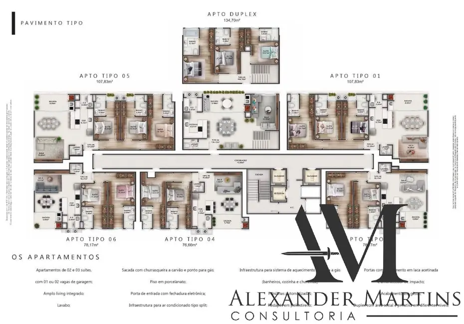 Foto 7 de Apartamento com 2 quartos à venda, 76m2 em Porto Belo - SC