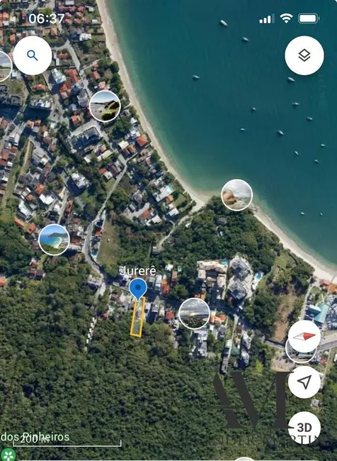 Foto 2 de Terreno / Lote à venda, 1300m2 em Jurerê, Florianopolis - SC
