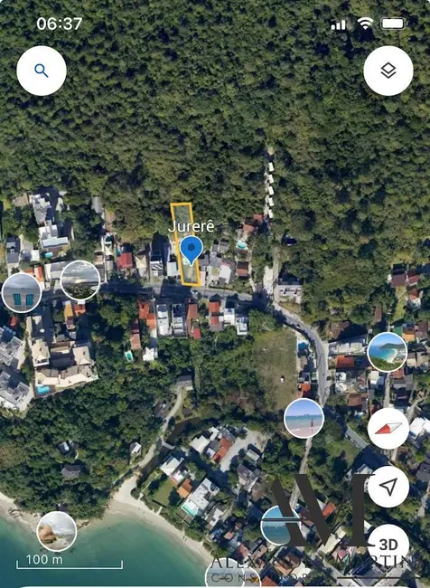 Foto 1 de Terreno / Lote à venda, 1300m2 em Jurerê, Florianopolis - SC