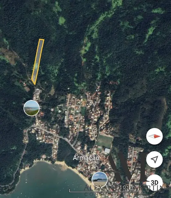 Foto 3 de Terreno / Lote à venda, 18307m2 em Centro, Governador Celso Ramos - SC