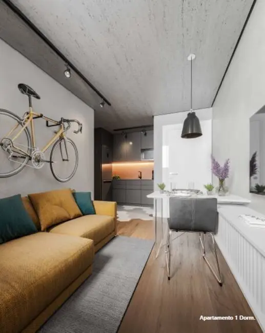 Foto 8 de Apartamento com 1 quarto à venda, 23m2 em Centro, Curitiba - PR