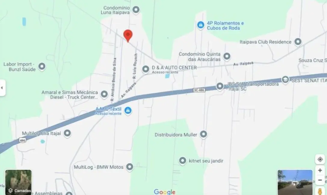 Foto 2 de Terreno / Lote à venda, 8550m2 em Itaipava, Itajai - SC