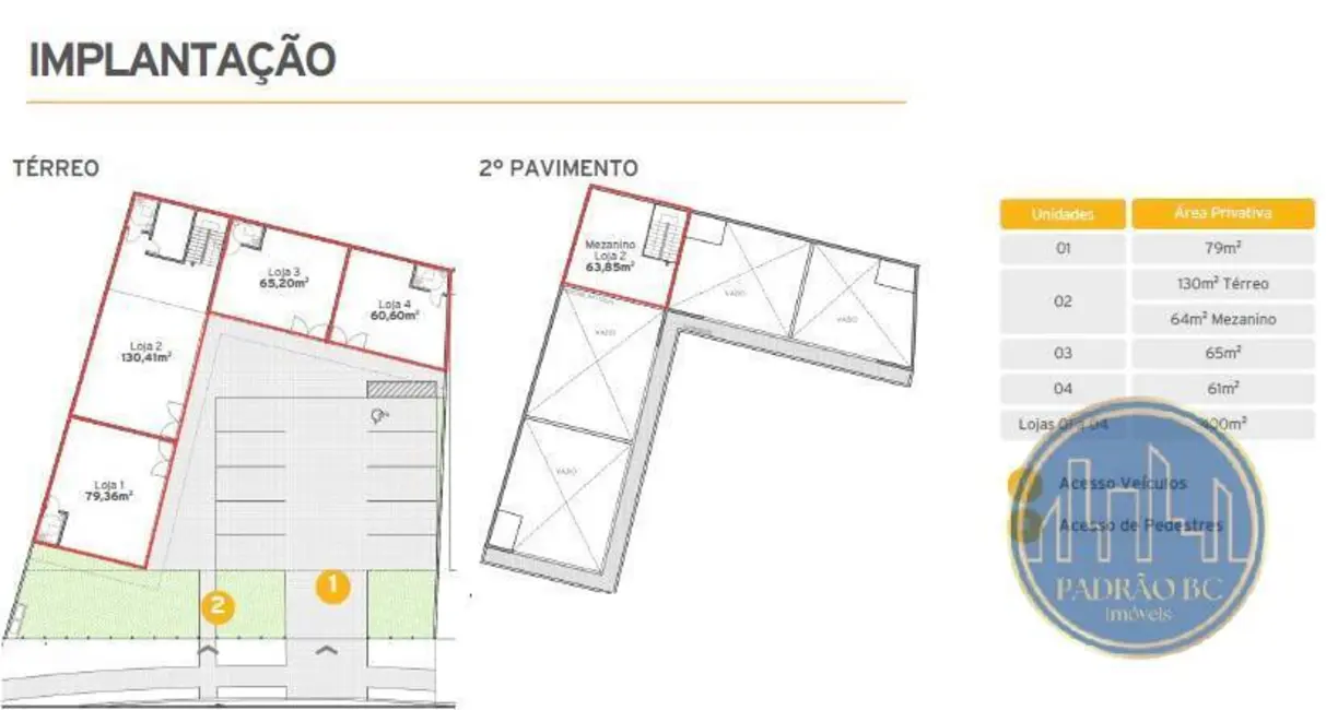 Foto 2 de Loja para alugar, 130m2 em Mossunguê, Curitiba - PR