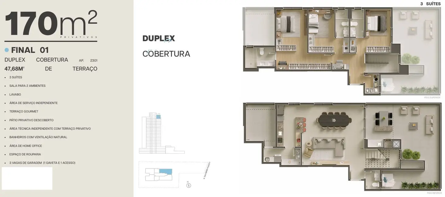 Foto 44 de Apartamento à venda, 78m2 em Água Verde, Curitiba - PR