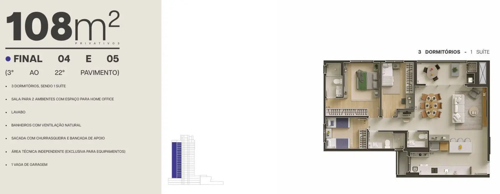 Foto 39 de Apartamento à venda, 78m2 em Água Verde, Curitiba - PR