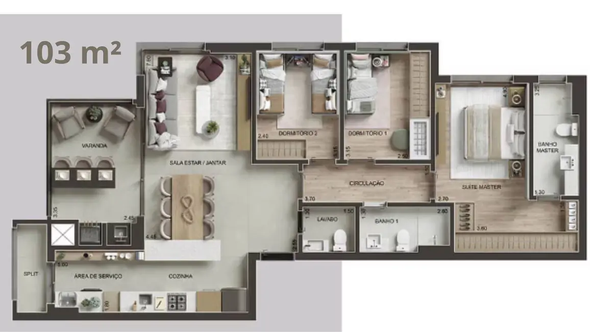 Foto 26 de Apartamento à venda, 103m2 em Centro Cívico, Curitiba - PR