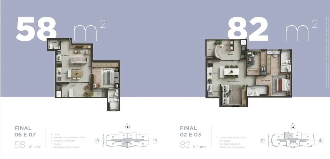 Foto 13 de Apartamento à venda, 103m2 em Centro Cívico, Curitiba - PR