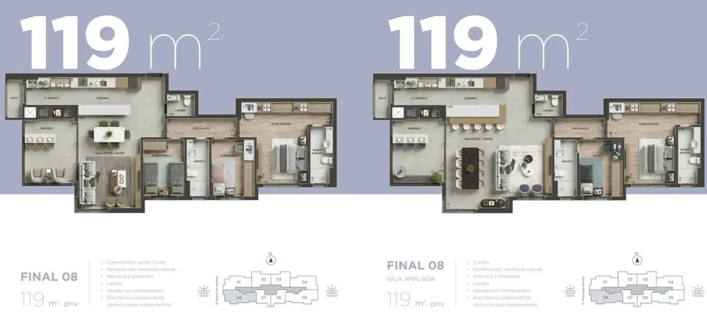 Foto 20 de Apartamento à venda, 103m2 em Centro Cívico, Curitiba - PR