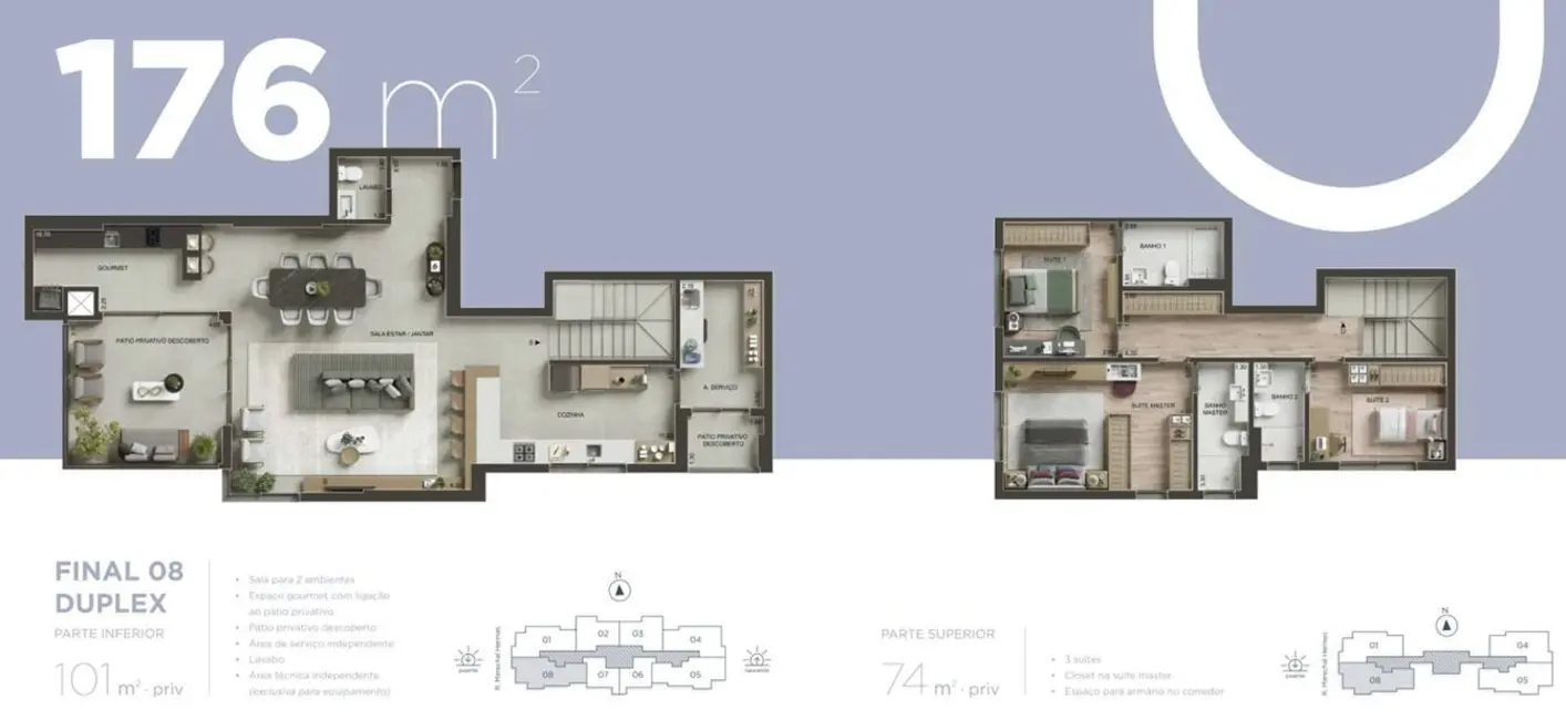 Foto 24 de Apartamento à venda, 103m2 em Centro Cívico, Curitiba - PR
