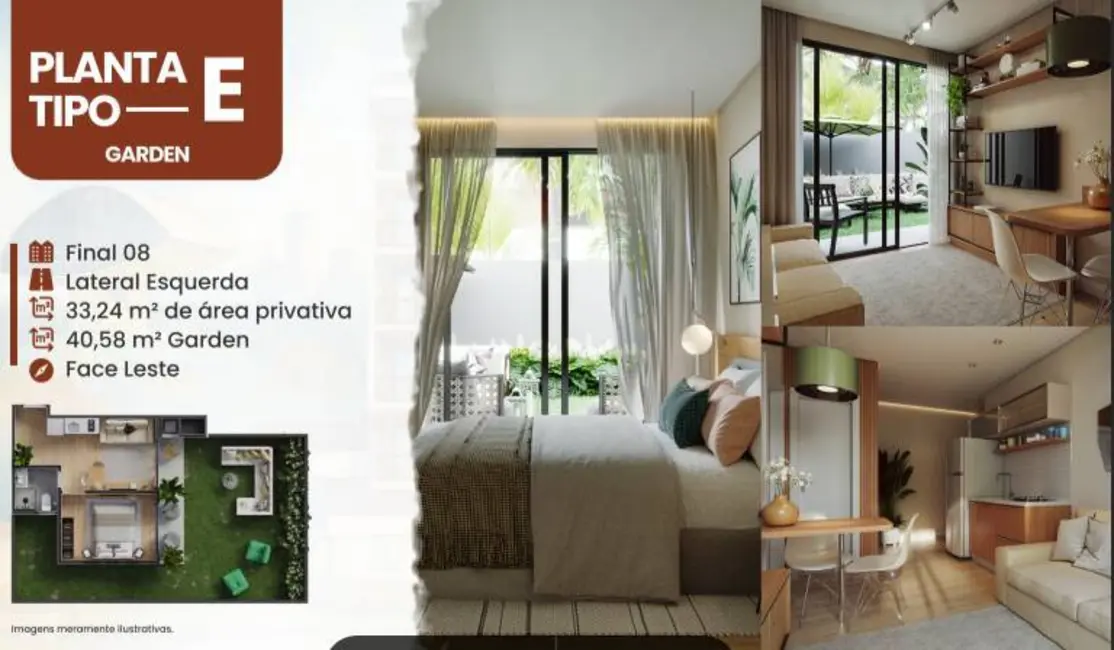 Foto 19 de Apartamento à venda, 22m2 em Cristo Rei, Curitiba - PR