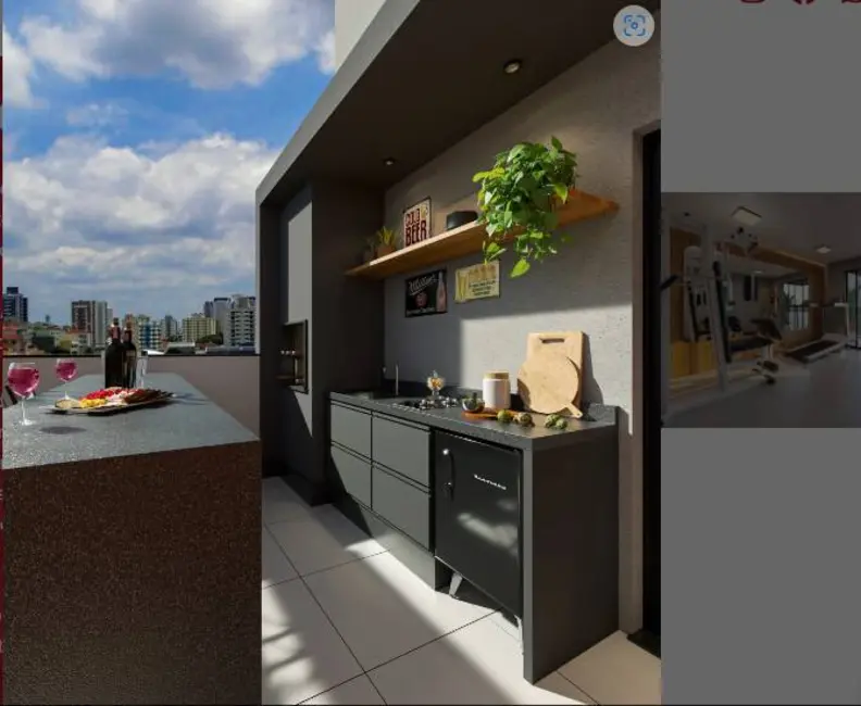 Apartamento à venda, 22m2 em Cristo Rei, Curitiba - PR - imagem 4 Foto 4 de Apartamento à venda, 22m2 em Cristo Rei, Curitiba - PR