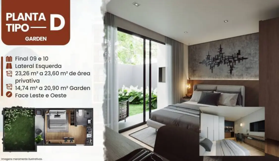 Foto 17 de Apartamento à venda, 22m2 em Cristo Rei, Curitiba - PR