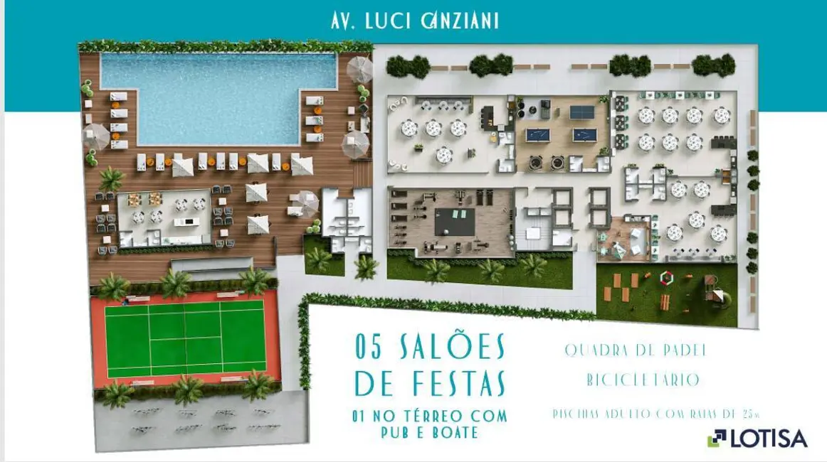 Apartamento com 3 quartos à venda, 121m2 em Itajai - SC - imagem 5 Foto 5 de Apartamento com 3 quartos à venda, 121m2 em Itajai - SC