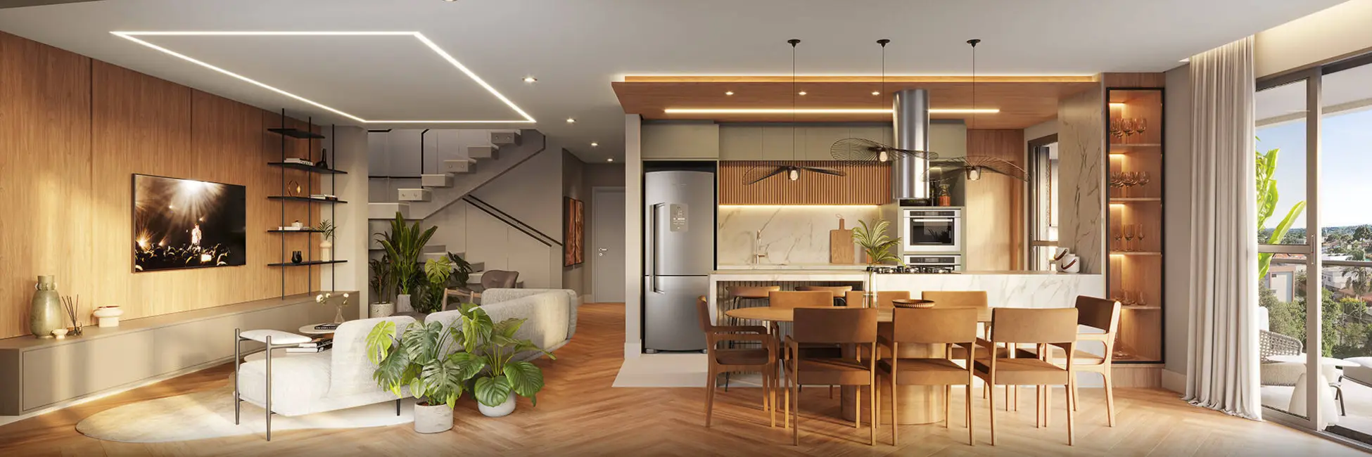 Foto 5 de Apartamento com 3 quartos à venda, 158m2 em Ahú, Curitiba - PR