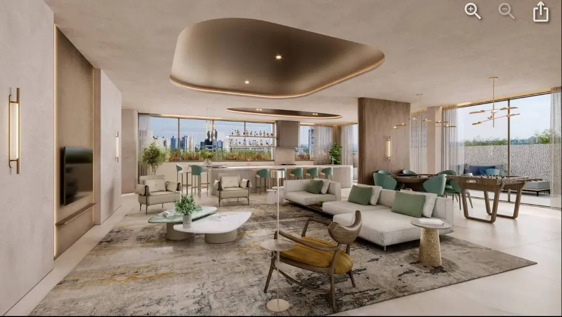 Foto 8 de Apartamento com 1 quarto à venda, 35m2 em Mercês, Curitiba - PR