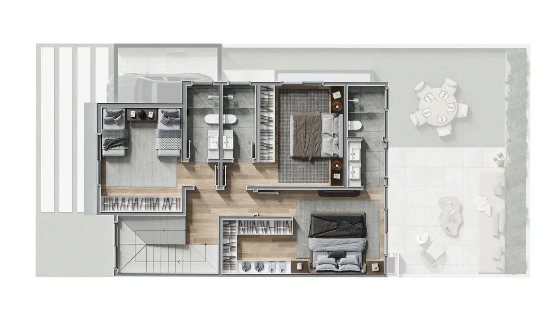 Foto 7 de Casa com 3 quartos à venda, 211m2 em Bacacheri, Curitiba - PR