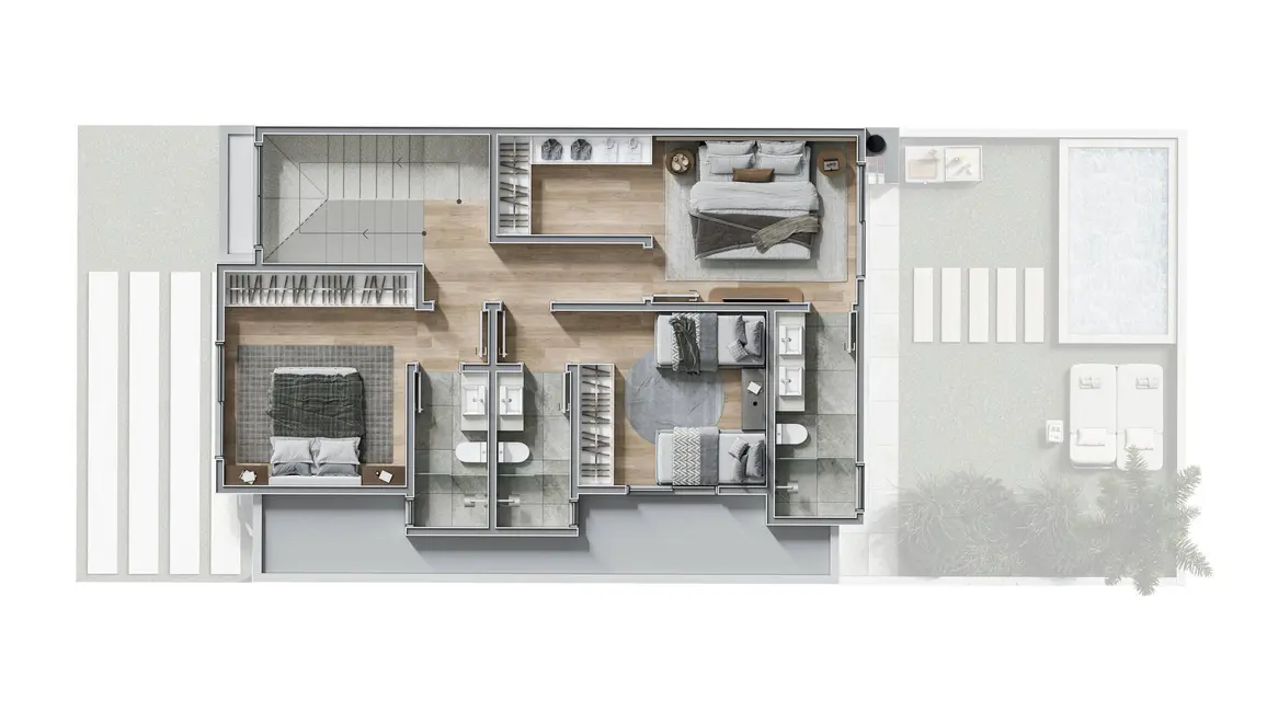 Foto 5 de Casa com 3 quartos à venda, 211m2 em Bacacheri, Curitiba - PR