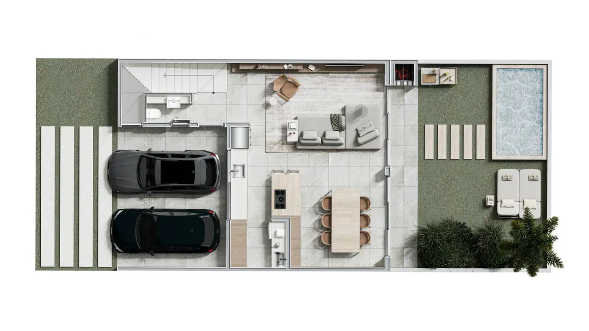 Foto 6 de Casa com 3 quartos à venda, 211m2 em Bacacheri, Curitiba - PR