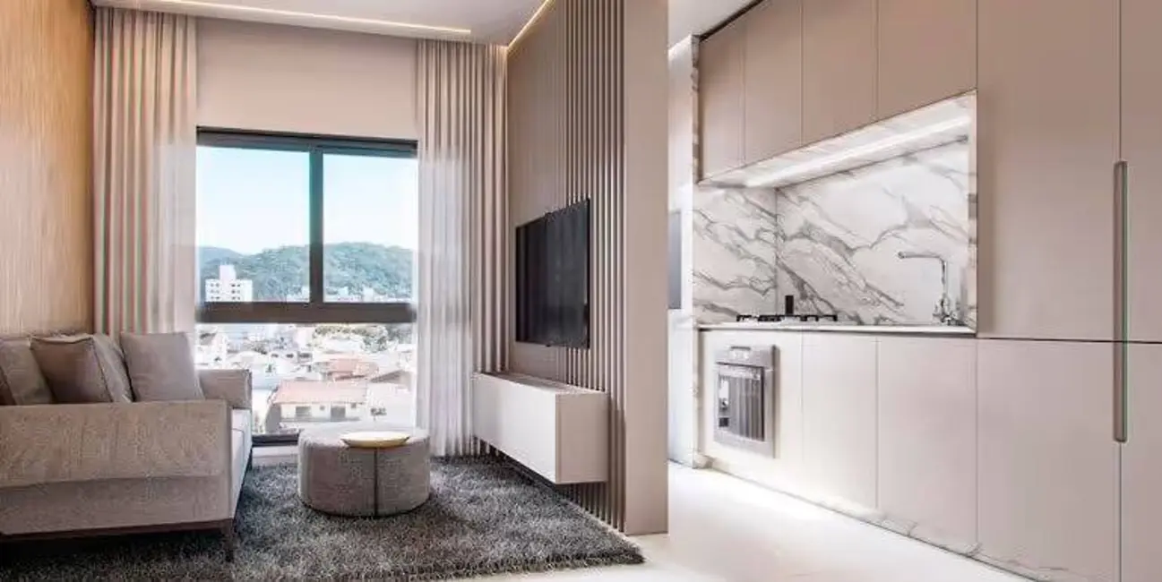 Foto 2 de Apartamento com 1 quarto à venda, 52m2 em Nações, Balneario Camboriu - SC