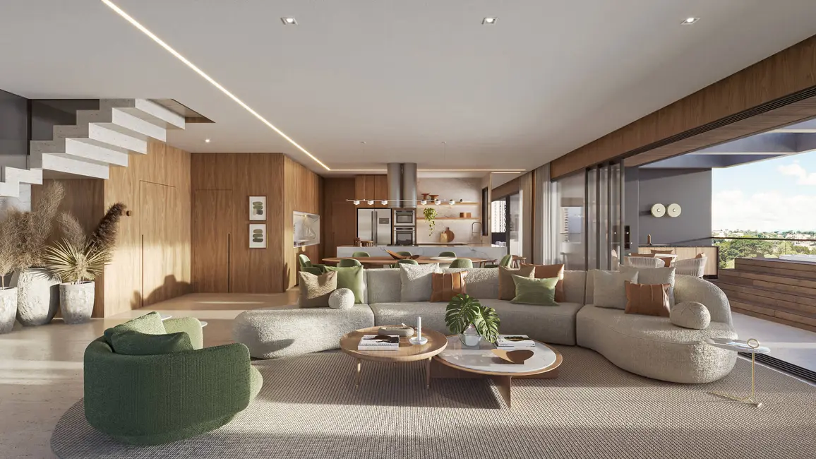 Foto 6 de Apartamento com 3 quartos à venda, 172m2 em Cabral, Curitiba - PR