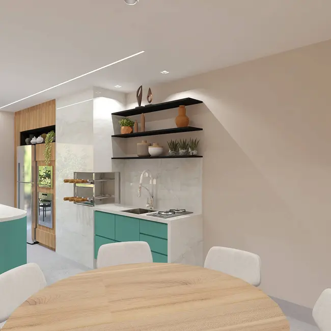 Foto 6 de Apartamento com 2 quartos à venda, 60m2 em Lindóia, Curitiba - PR