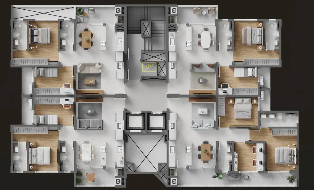 Apartamento com 2 quartos à venda, 87m2 em São Judas, Itajai - SC - imagem 8 Foto 8 de Apartamento com 2 quartos à venda, 87m2 em São Judas, Itajai - SC